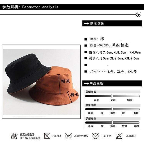 Planet Gates Large size fishing hats big head man summer sun hat two sides wear panama caps plus sizes bucket hats 57-59cm 60-62cm 63-64cm