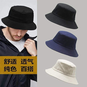Planet Gates Large Size Sun Hat Women Blank Fisherman Hat Pure Cotton Panama Cap Plus Size Bucket Hats 54-57cm 57-60cm 60-63cm