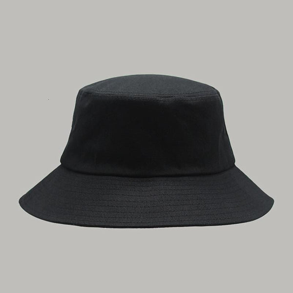 Planet Gates Large Size Sun Hat Women Blank Fisherman Hat Pure Cotton Panama Cap Plus Size Bucket Hats 54-57cm 57-60cm 60-63cm