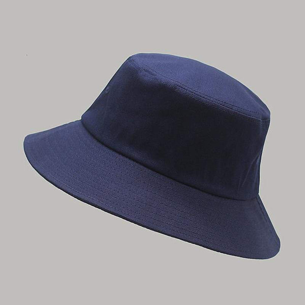Planet Gates Large Size Sun Hat Women Blank Fisherman Hat Pure Cotton Panama Cap Plus Size Bucket Hats 54-57cm 57-60cm 60-63cm