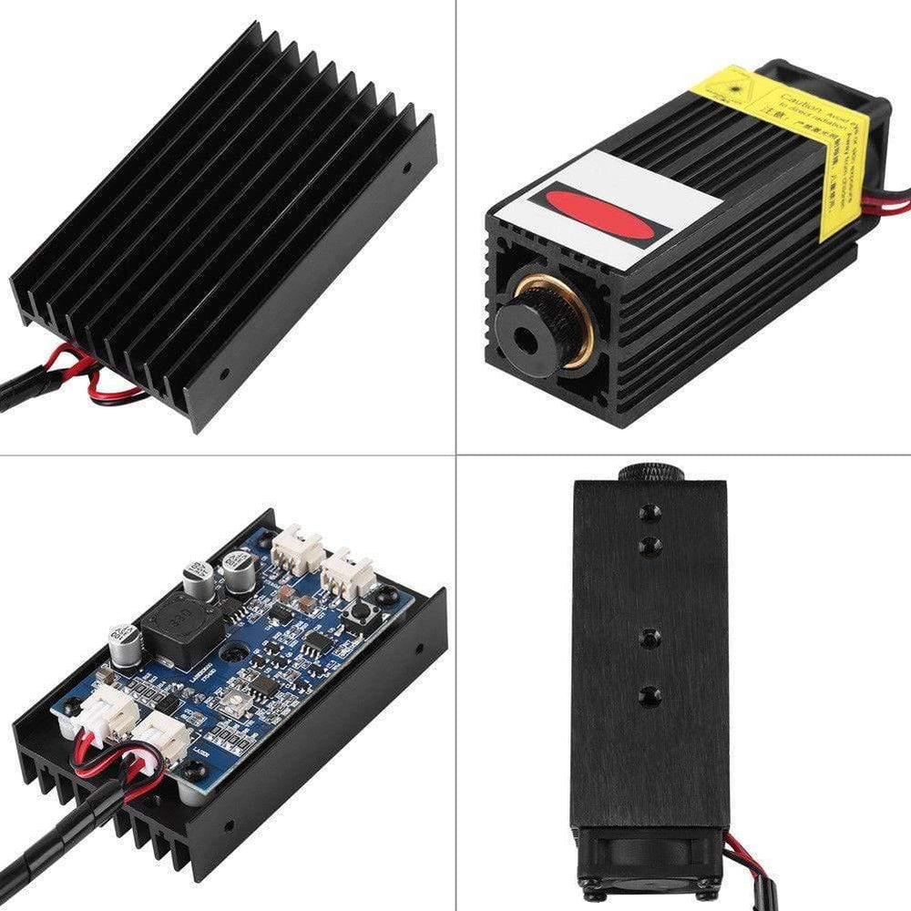 Laser 15w Head laser module 15w 450nm Blu-ray Laser engraving machine Woodworking Machinery Parts DIY Tools with TTL Power