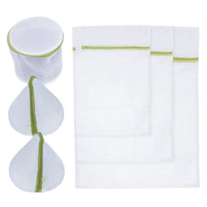 Laundry Bag Washing Machine Clothes Protection Net 6Pcs Underwear Wash Bag Set Zippered Mesh Washing Bag Wash Laundry Bra