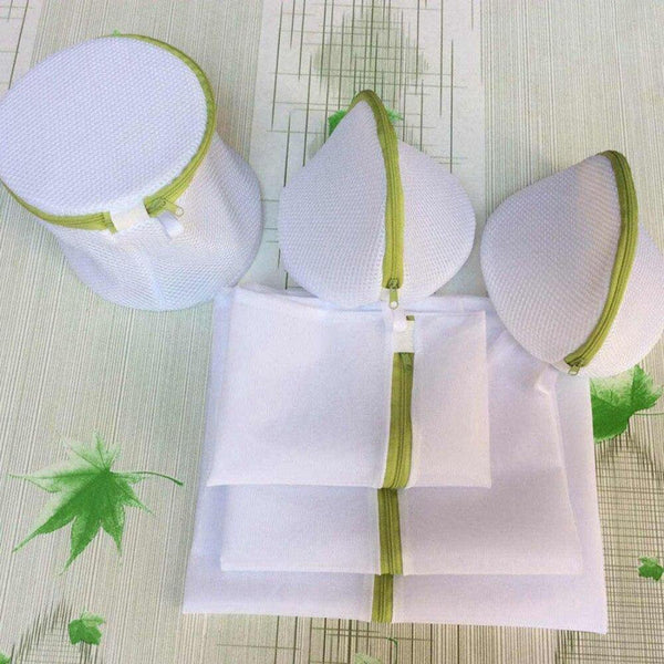 Laundry Bag Washing Machine Clothes Protection Net 6Pcs Underwear Wash Bag Set Zippered Mesh Washing Bag Wash Laundry Bra