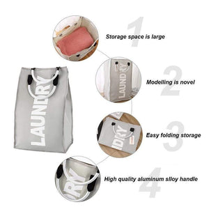 Planet Gates Laundry Basket Dirty Clothes Storage Basket Hamper Foldable Oxford Cloth Laundry Basket Waterproof Basket in the Bathroom