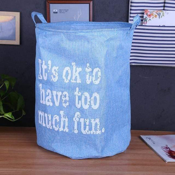 Planet Gates Laundry Basket J Laundry Basket Large Capacity Cartoon Waterproof Folding Linen Picnic Basket Children Storage Toy Box Finishing Orgnizer