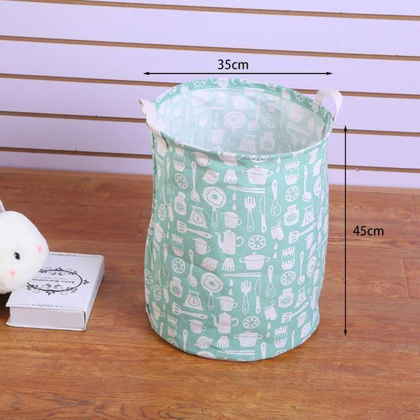 Planet Gates Laundry Basket L2 Laundry Basket Large Capacity Cartoon Waterproof Folding Linen Picnic Basket Children Storage Toy Box Finishing Orgnizer