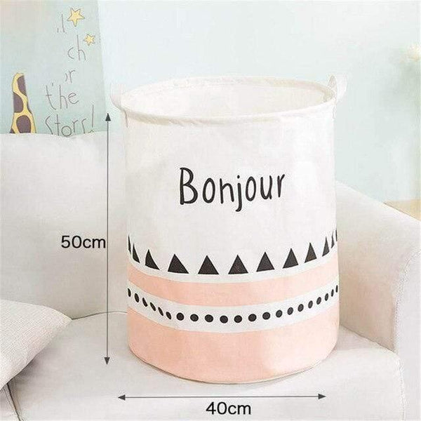 Planet Gates Laundry Basket Pink Large Laundry Basket Waterproof Dirty Clothes hamper For Toy Washing Basket Dirty Clothes Sundries Storage Baskets Box