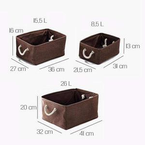 Planet Gates Laundry Storage Basket Cotton Waterproof Folding Eco-friendly Sundries Clothes Toy Home Storage Organization Box With Cover