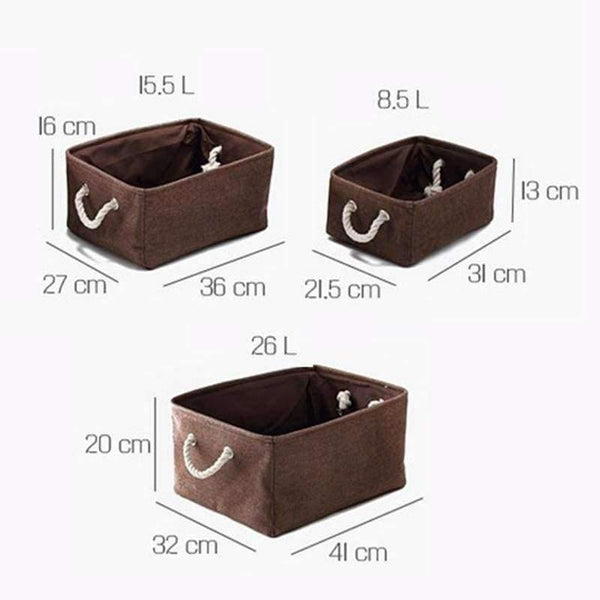 Planet Gates Laundry Storage Basket Cotton Waterproof Folding Eco-friendly Sundries Clothes Toy Home Storage Organization Box With Cover