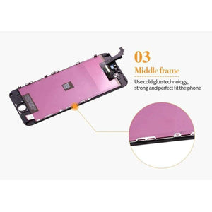 Planet Gates LCD Display Digitizer for iPhone 4s AAA Quality LCD Touch Screen for iPhone 6 5s with Small Parts Free ship