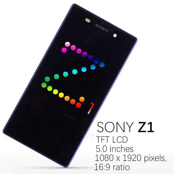 Planet Gates LCD For SONY Xperia Z1 Display Touch Screen with Frame For SONY Xperia Z1 Display L39 L39H C6902 C6903 Z1 LCD