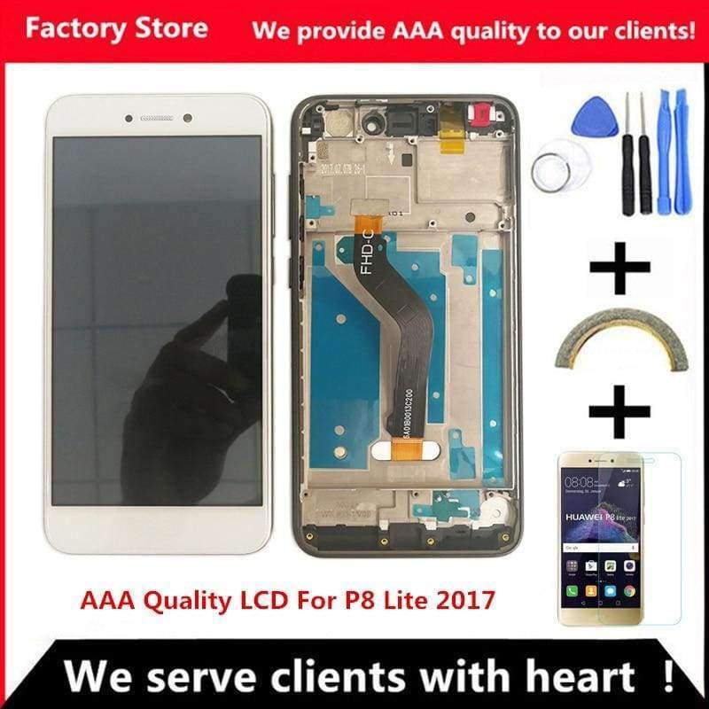 Planet Gates LCD+Frame For HUAWEI P8 Lite 2017 Lcd Display Screen Replacement For Huawei P8 Lite 2017 Assembly