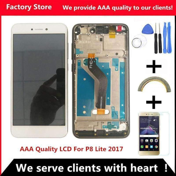 Planet Gates LCD+Frame For HUAWEI P8 Lite 2017 Lcd Display Screen Replacement For Huawei P8 Lite 2017 Assembly
