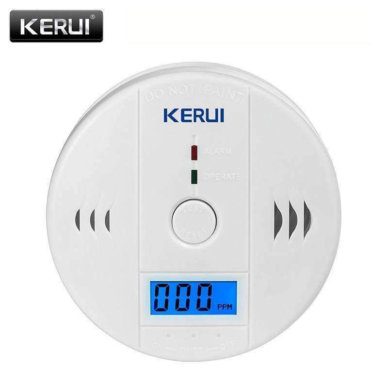 Planet Gates LCD Photoelectric Carbon Monoxide Home Security Protection 85dB Warning High Sensitive Independent CO Gas Sensor Detector Alarm