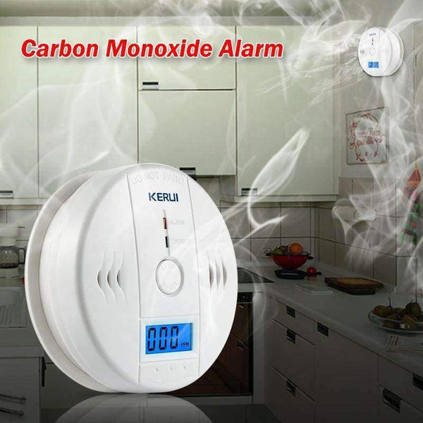Planet Gates LCD Photoelectric Carbon Monoxide Home Security Protection 85dB Warning High Sensitive Independent CO Gas Sensor Detector Alarm