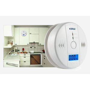 Planet Gates LCD Photoelectric Carbon Monoxide Home Security Protection 85dB Warning High Sensitive Independent CO Gas Sensor Detector Alarm