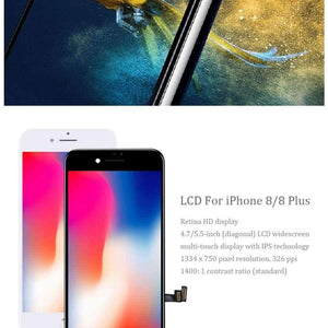 Planet Gates LCD Screen For iPhone 8 Plus Screen LCD Display Digitizer Touch Module 8 Screens Replacement LCDS