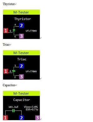 Planet Gates LCR-TC1 1.8" TFT LCD Display Multi-meter Transistor Tester Diode Triode Capacitor Resistor Test Meter ESR LCR NPN PNP MOSFET COD