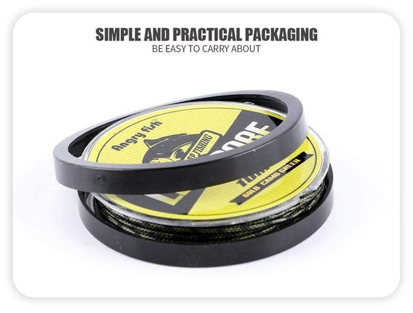Planet Gates Lead Core Carp Fishing Line 25Lbs 35Lbs 45Lbs 60Lbs 10 Meters for Carp Rig Making Sinking Braided Line
