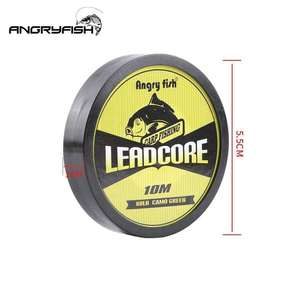 Planet Gates Lead Core Carp Fishing Line 25Lbs 35Lbs 45Lbs 60Lbs 10 Meters for Carp Rig Making Sinking Braided Line