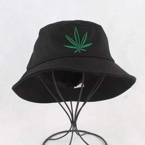 Planet Gates leaf black Panama Bucket Hat Men Women Summer Bucket Cap Banana Print Yellow Hat Bob Hat Hip Hop Gorros Fishing Fisherman Hat