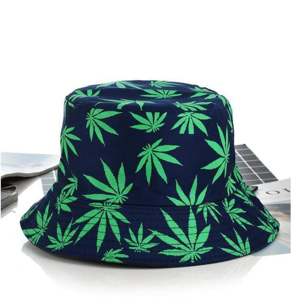Planet Gates Leaf Panama Bucket Hat Women Men Hip Hop Cap Couple Summer Cotton Fishing Hat Sun Flat Top Fisherman Hats Caps Boonie Gift