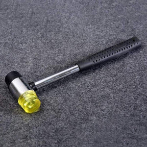 Planet Gates Leather Arts,Crafts & Sewing Leather Craft Aluminum Handle Rubber Nylon T Type Hammer (Black)