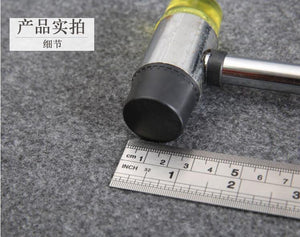 Planet Gates Leather Arts,Crafts & Sewing Leather Craft Aluminum Handle Rubber Nylon T Type Hammer (Black)