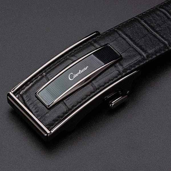 Leather Belt Automatic Buckle Belts For Men Genuine Leather Waist  Men Luxury Designer Belt High Quality Fashion Strap
