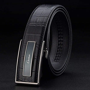 Leather Belt Automatic Buckle Belts For Men Genuine Leather Waist  Men Luxury Designer Belt High Quality Fashion Strap