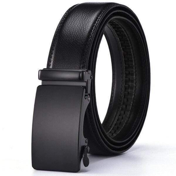 Leather Belt Business Trouser Strap Pant Ceinture  Cow Skin Automatic Buckle Cowhide Men Belts