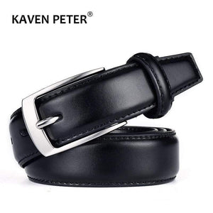 Leather Belt For Men Luxury Business Male Cowhide Leather Belts 3.0 CM Casual Pin Buckle Belt For Men Dropshipping