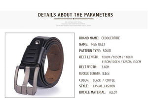 Planet Gates Leather belts for men brand male pin buckle jeans cowboy Mens Belt Luxury Designer High Quality