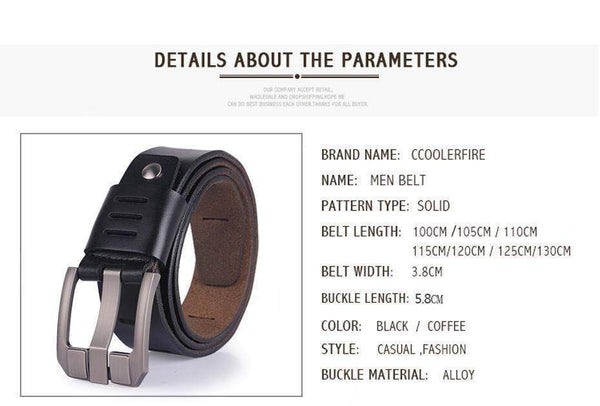 Planet Gates Leather belts for men brand male pin buckle jeans cowboy Mens Belt Luxury Designer High Quality