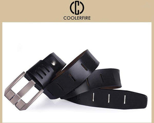 Planet Gates Leather belts for men brand male pin buckle jeans cowboy Mens Belt Luxury Designer High Quality