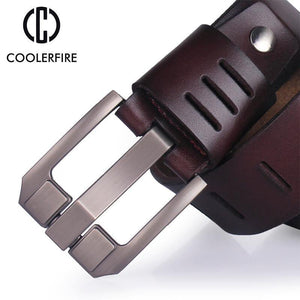 Planet Gates Leather belts for men brand male pin buckle jeans cowboy Mens Belt Luxury Designer High Quality