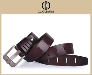 Planet Gates Leather belts for men brand male pin buckle jeans cowboy Mens Belt Luxury Designer High Quality