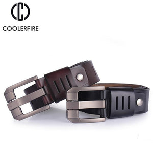 Planet Gates Leather belts for men brand male pin buckle jeans cowboy Mens Belt Luxury Designer High Quality