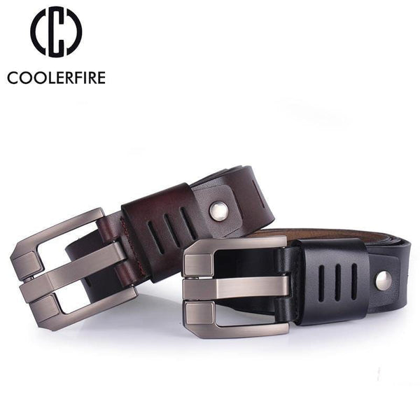 Planet Gates Leather belts for men brand male pin buckle jeans cowboy Mens Belt Luxury Designer High Quality
