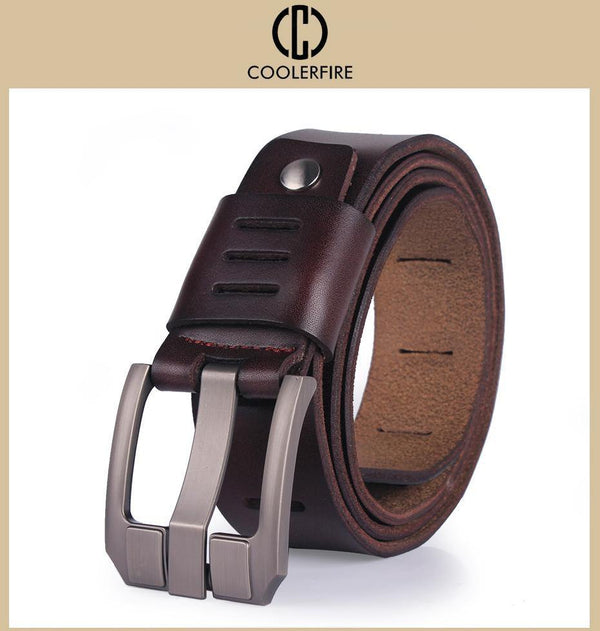 Planet Gates Leather belts for men brand male pin buckle jeans cowboy Mens Belt Luxury Designer High Quality