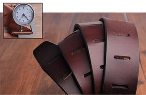 Planet Gates Leather belts for men brand male pin buckle jeans cowboy Mens Belt Luxury Designer High Quality