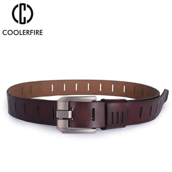 Planet Gates Leather belts for men brand male pin buckle jeans cowboy Mens Belt Luxury Designer High Quality