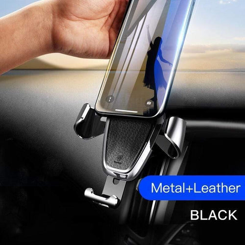 Baseus Gravity Car Holder For iPhone Samsung Cell Mobile Phone Holder 360 Degree GPS Air Vent Mount Clip Car Phone Holder Stand