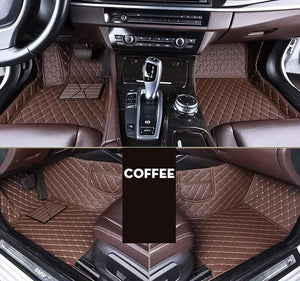 Planet Gates Leather car floor mats for Toyota Rav4 2009-2014 2015 2016 2017 2018 Custom auto foot Pads automobile carpet cover