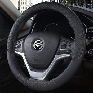Leather Car Steering Wheel Cover Sport Anti-Slip for BMW E46 3 Series Tuning Funda Volante Auto Accessories