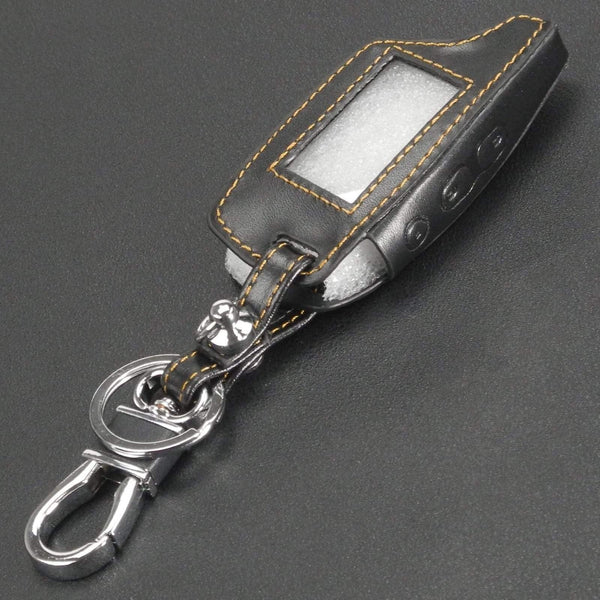 Planet Gates Leather Case Keychain for TAMARACK PANDORA LCD D073 DXL 3100/3170/3300 i-mod Alarm System Remote Control Cover