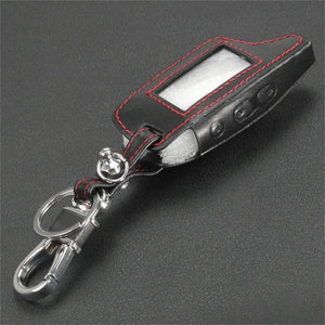 Planet Gates Leather Case Keychain for TAMARACK PANDORA LCD D073 DXL 3100/3170/3300 i-mod Alarm System Remote Control Cover