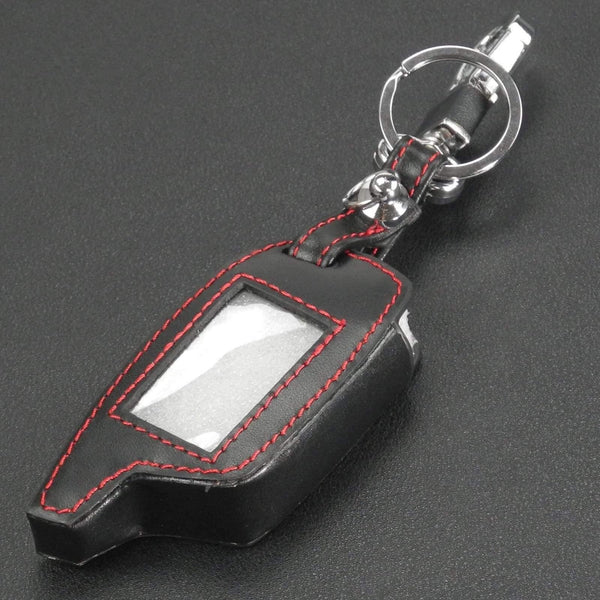 Planet Gates Leather Case Keychain for TAMARACK PANDORA LCD D073 DXL 3100/3170/3300 i-mod Alarm System Remote Control Cover