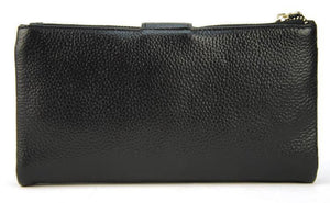 Planet Gates Leather Clutch Wallet Cellphone Mobile Purse Credit Card Holder ID Photo Window Organizer Lady Bag Snap Fashion