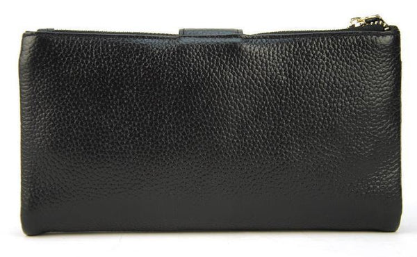 Planet Gates Leather Clutch Wallet Cellphone Mobile Purse Credit Card Holder ID Photo Window Organizer Lady Bag Snap Fashion